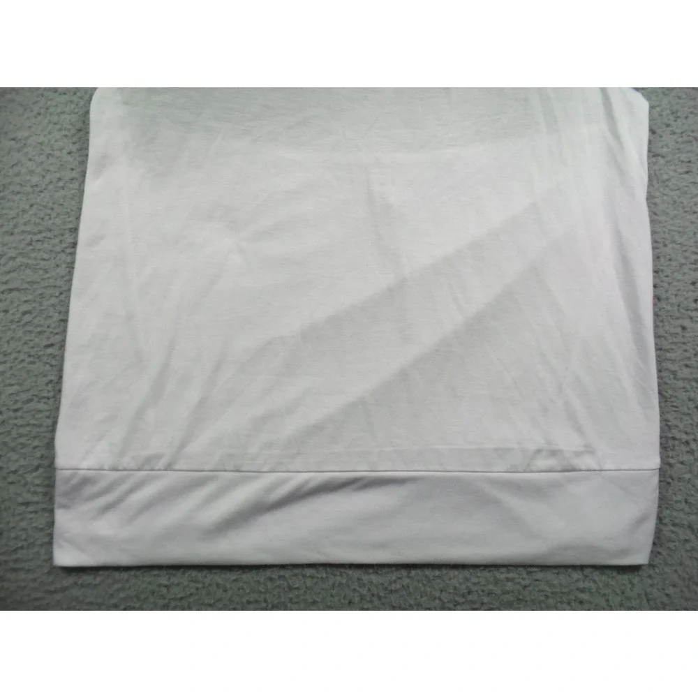 Alo Yoga Top Womens Size Large White Gray‎ Current Tank Built-In Bra Stretch NWT